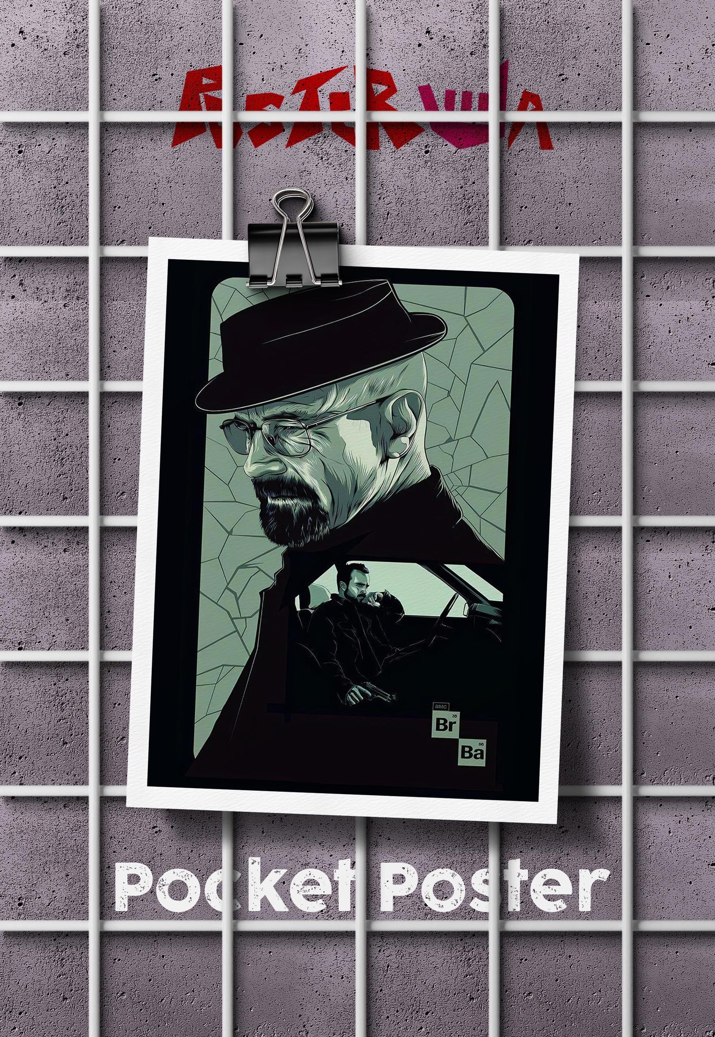 Breaking Bad: The Legend of Heisenberg | Walter White | Iconic Poster