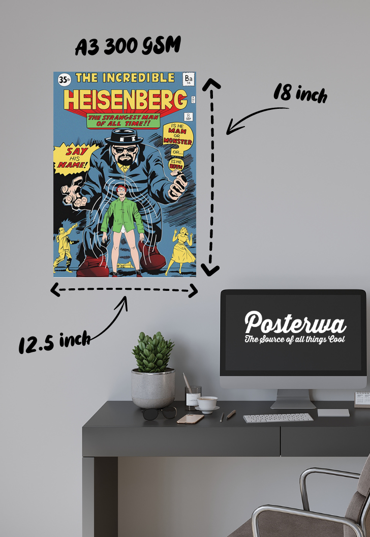 The Unstoppable Chemist | Breaking Bad | Iconic Poster