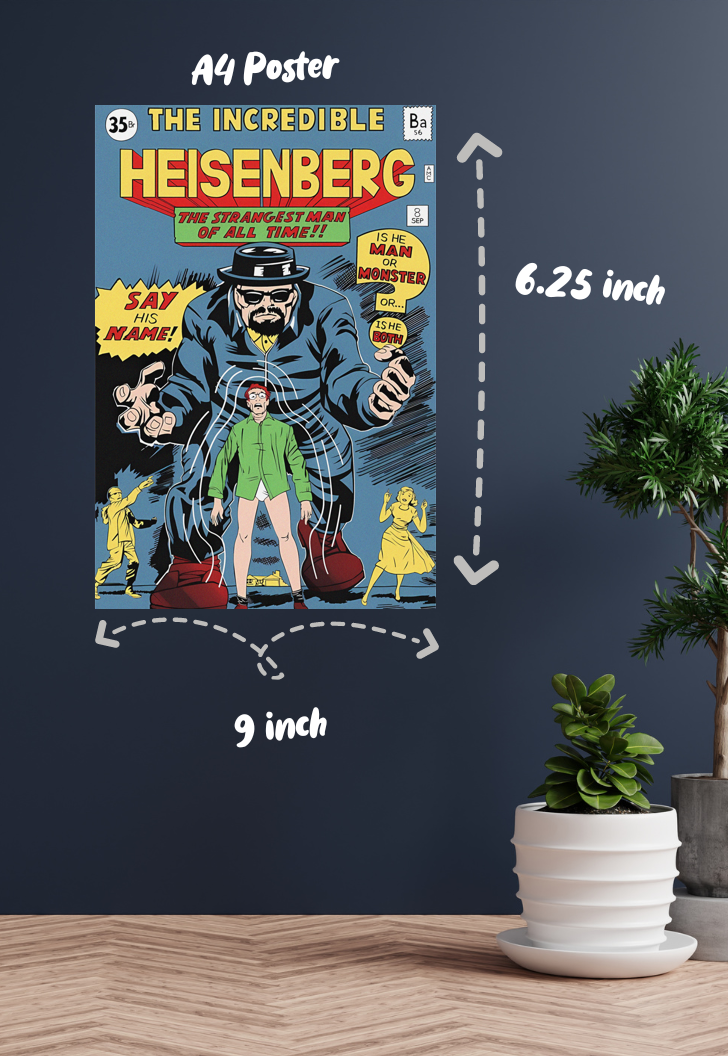 The Unstoppable Chemist | Breaking Bad | Iconic Poster