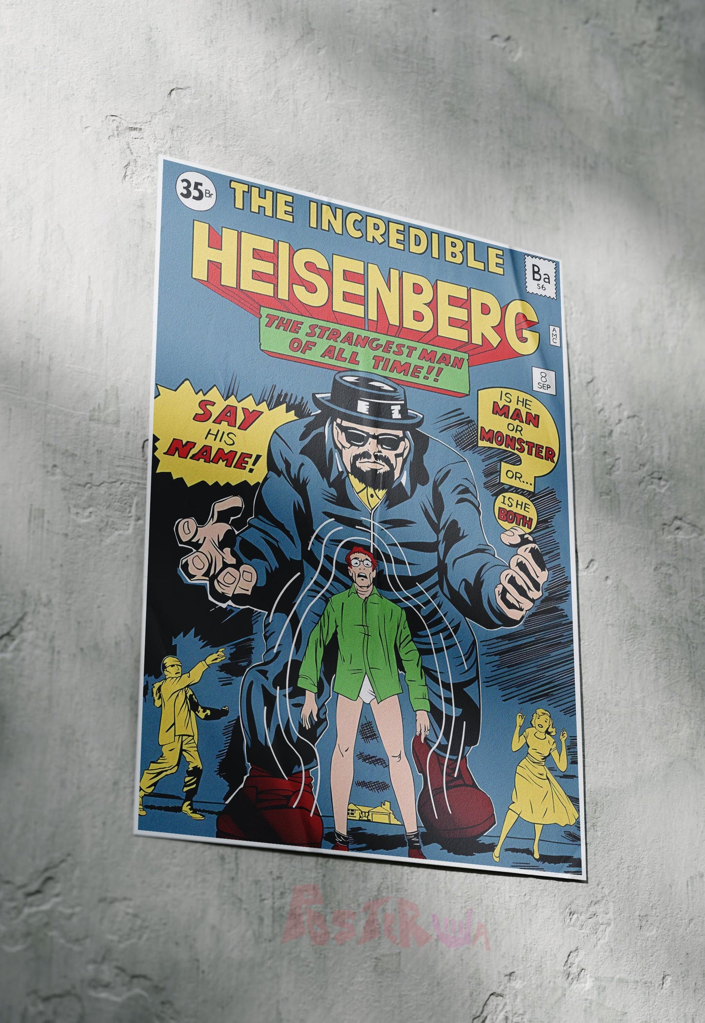 The Unstoppable Chemist | Breaking Bad | Iconic Poster