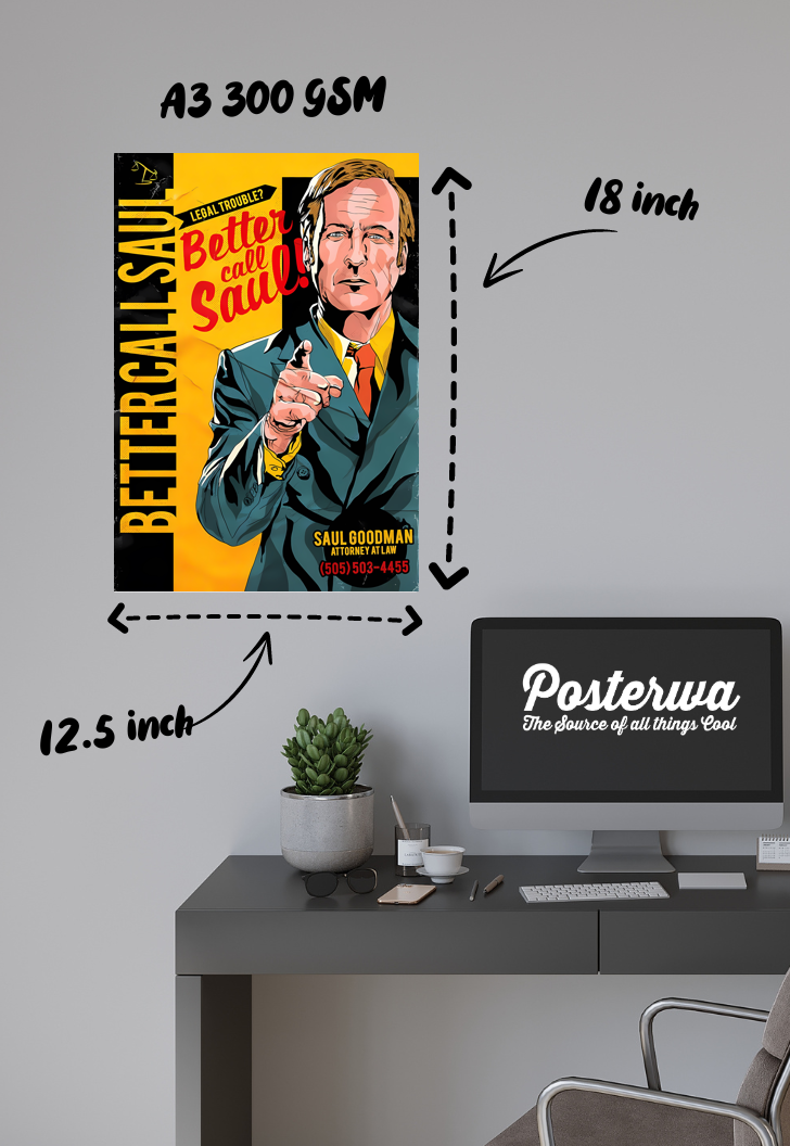 Legal Mastermind | Better Call Saul | Iconic Poster