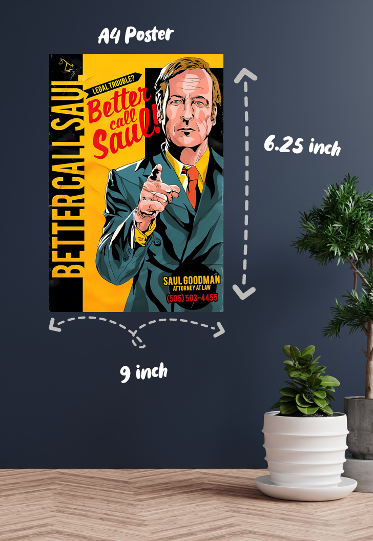 Legal Mastermind | Better Call Saul | Iconic Poster