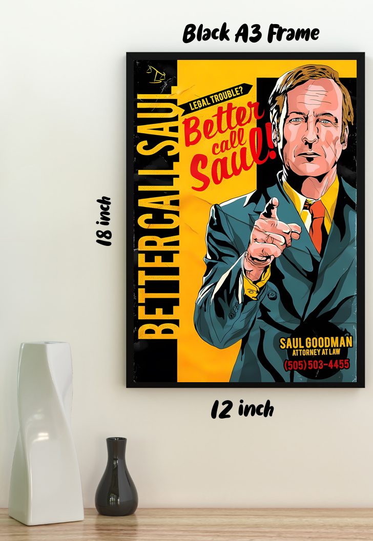 Legal Mastermind | Better Call Saul | Iconic Poster