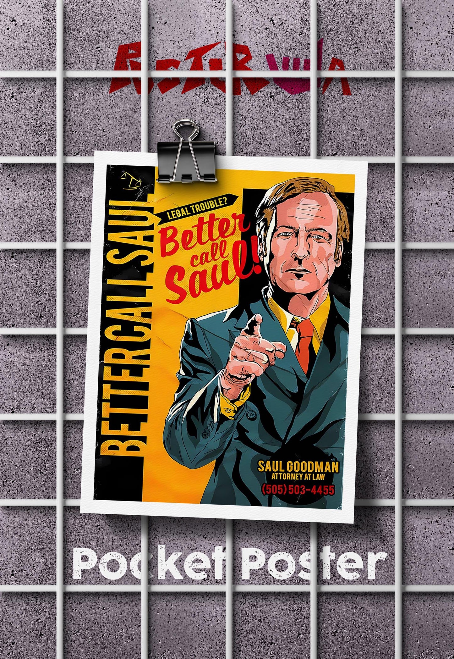 Legal Mastermind | Better Call Saul | Iconic Poster