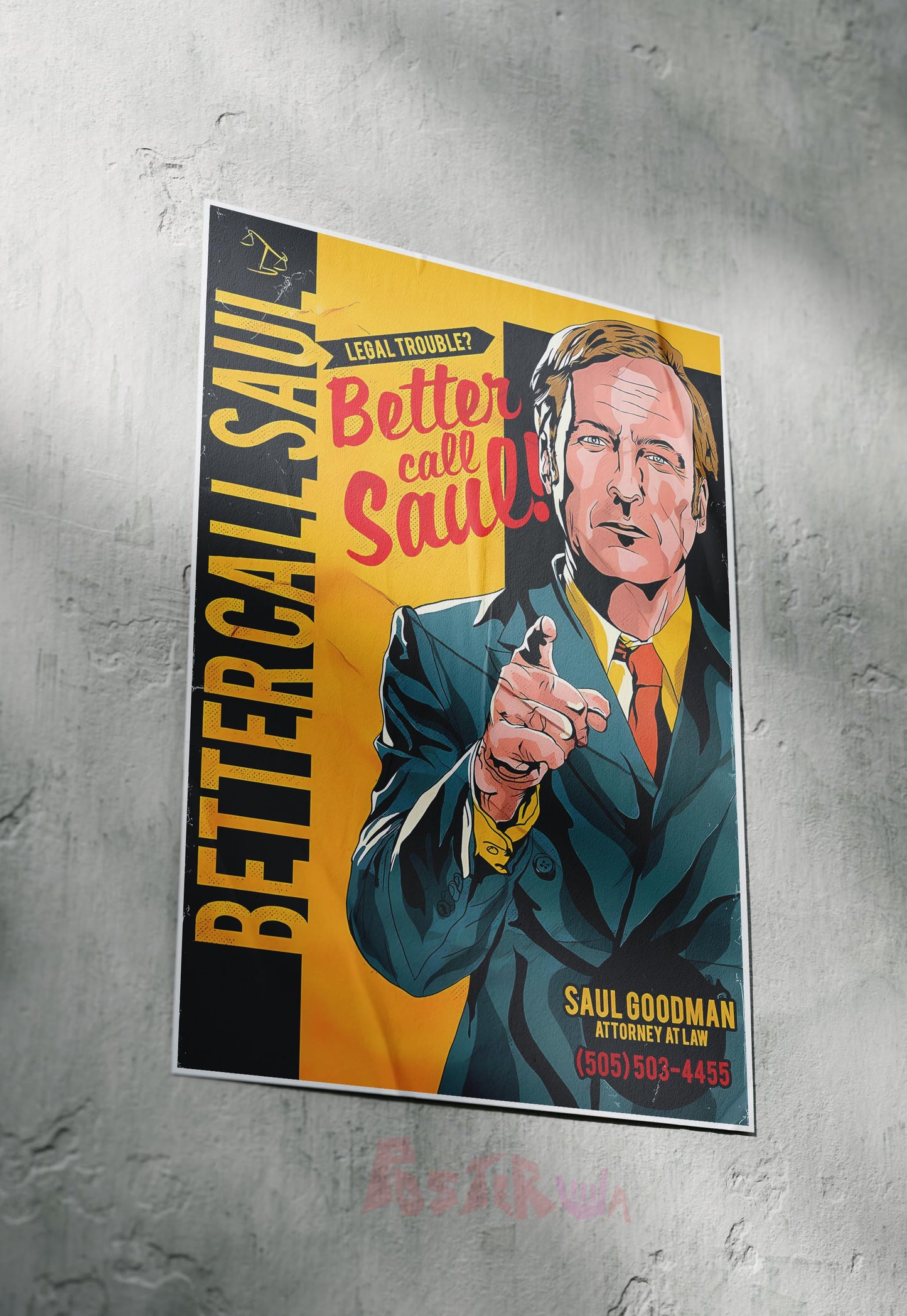 Legal Mastermind | Better Call Saul | Iconic Poster