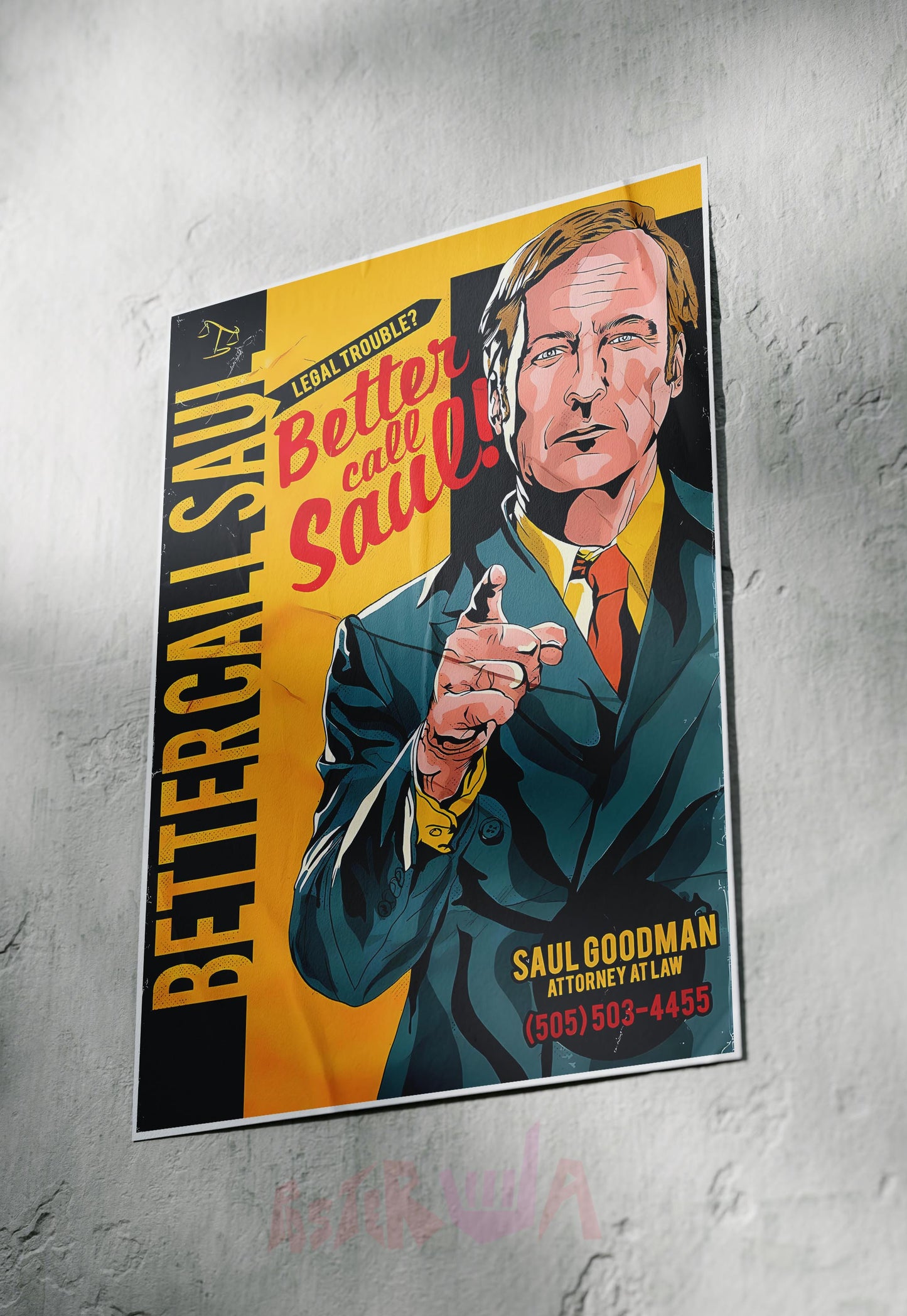Legal Mastermind | Better Call Saul | Iconic Poster