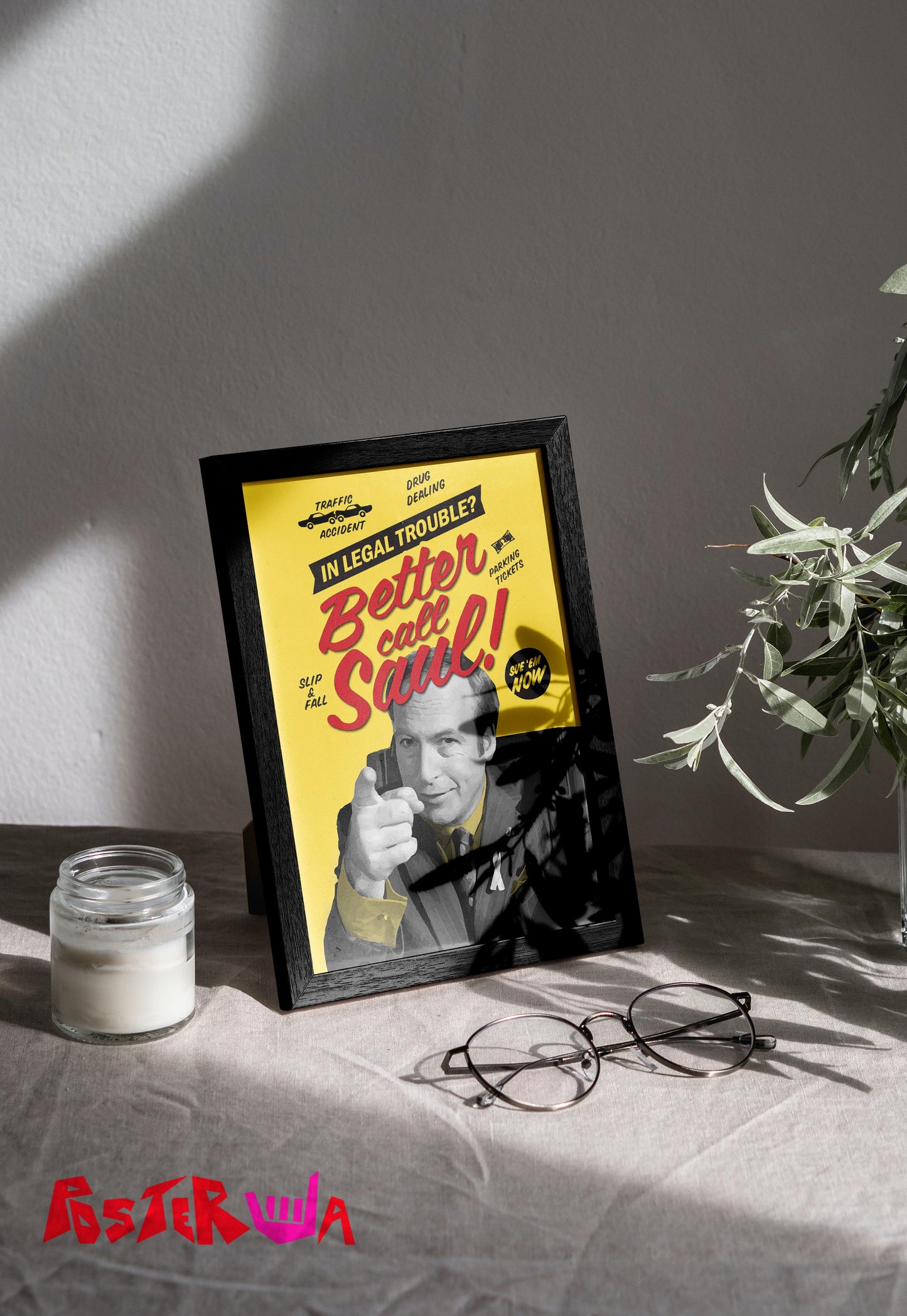 Legal Woes? Dial Saul | Better Call Saul | Sitcom Poster
