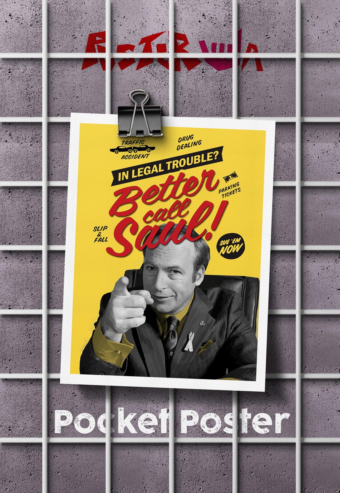 Legal Woes? Dial Saul | Better Call Saul | Sitcom Poster