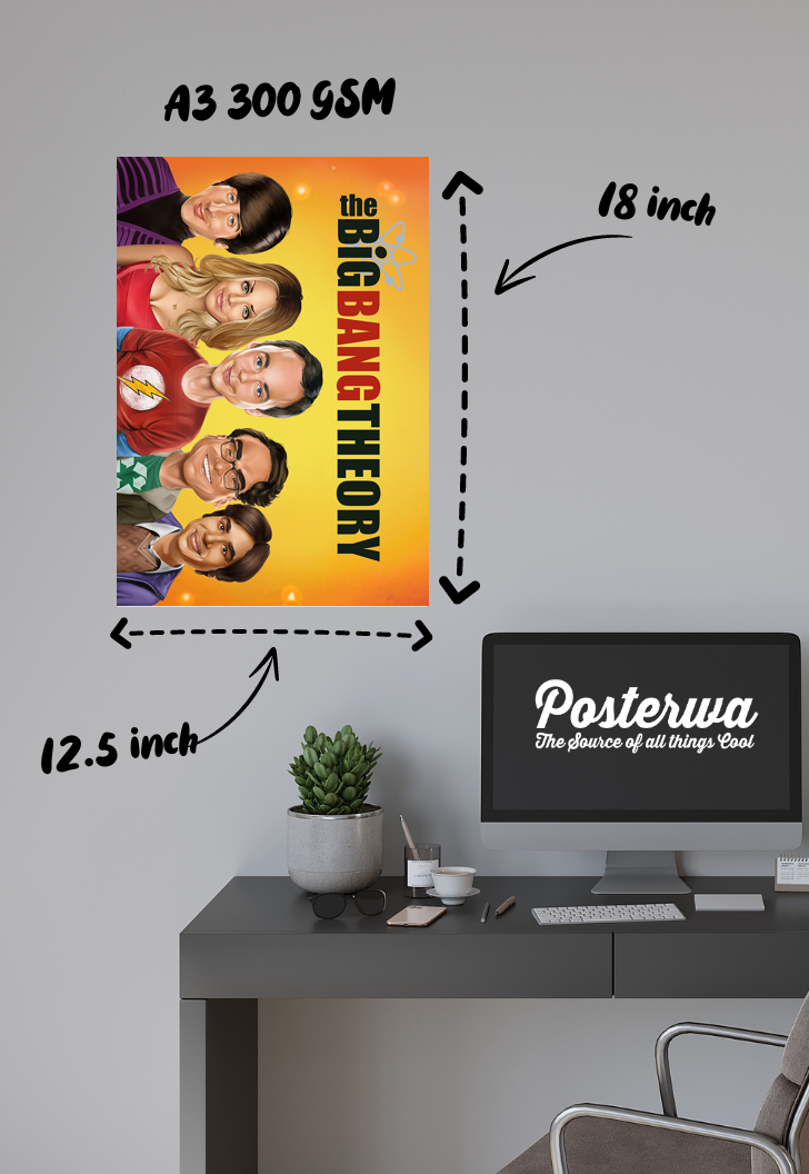 Cosmic Companions | The Big Bang Theory | Sitcom Poster