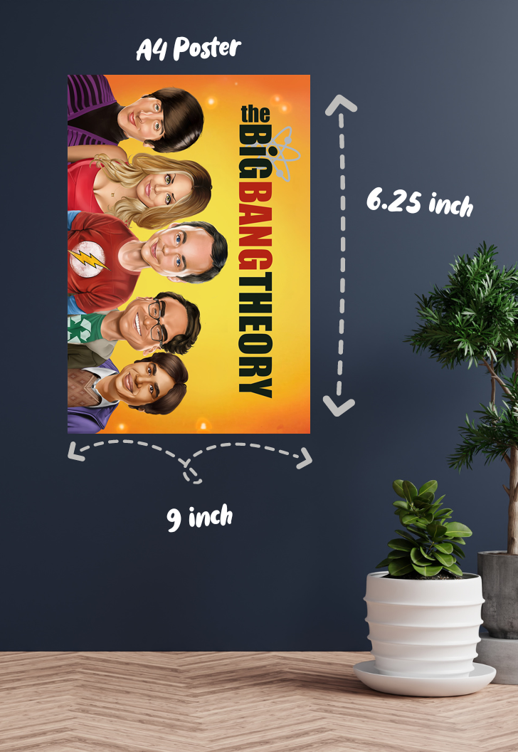 Cosmic Companions | The Big Bang Theory | Sitcom Poster