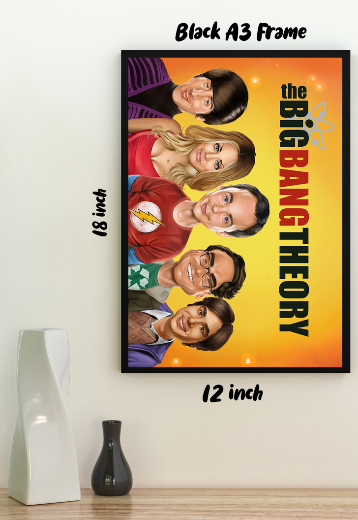Cosmic Companions | The Big Bang Theory | Sitcom Poster