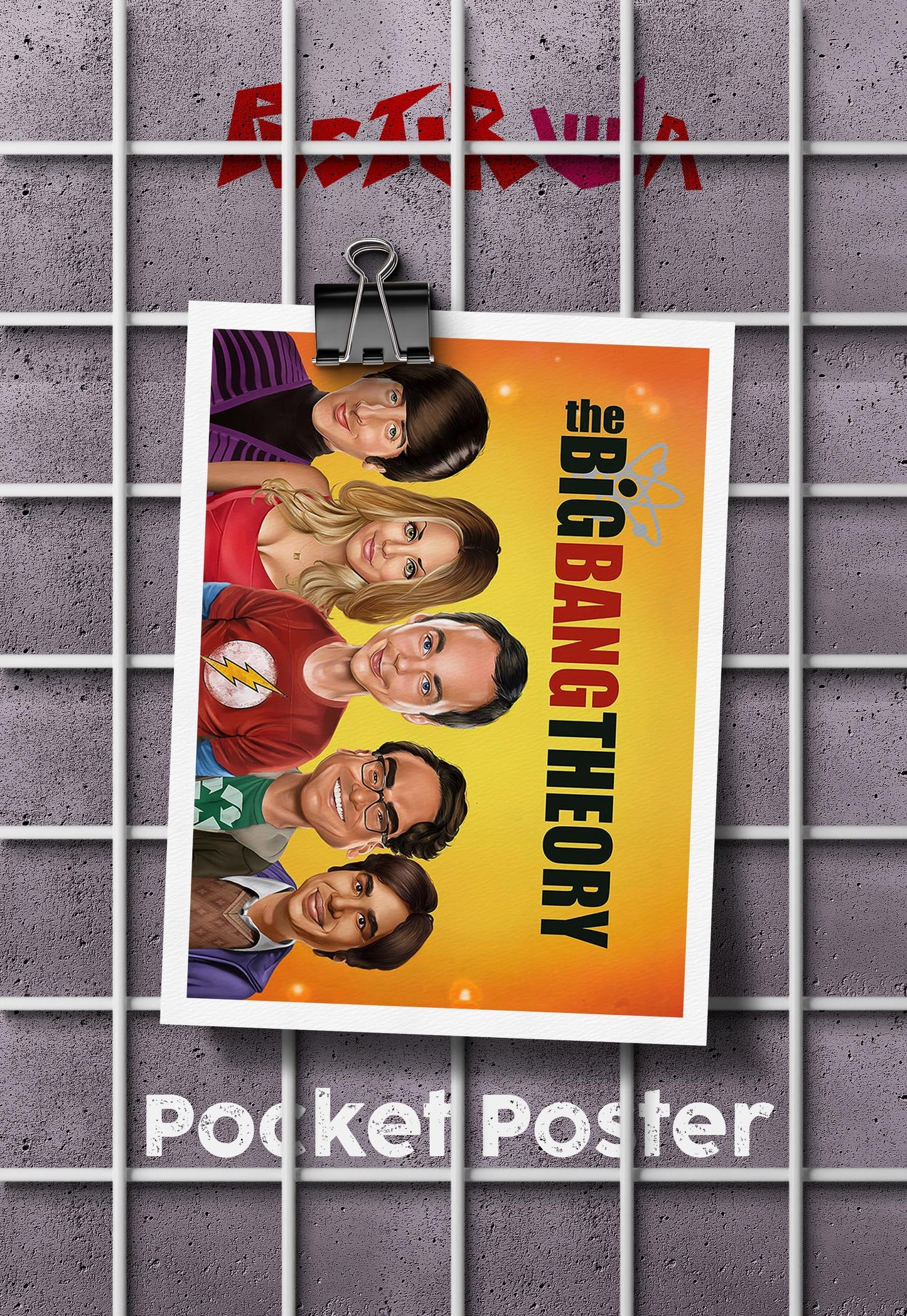 Cosmic Companions | The Big Bang Theory | Sitcom Poster