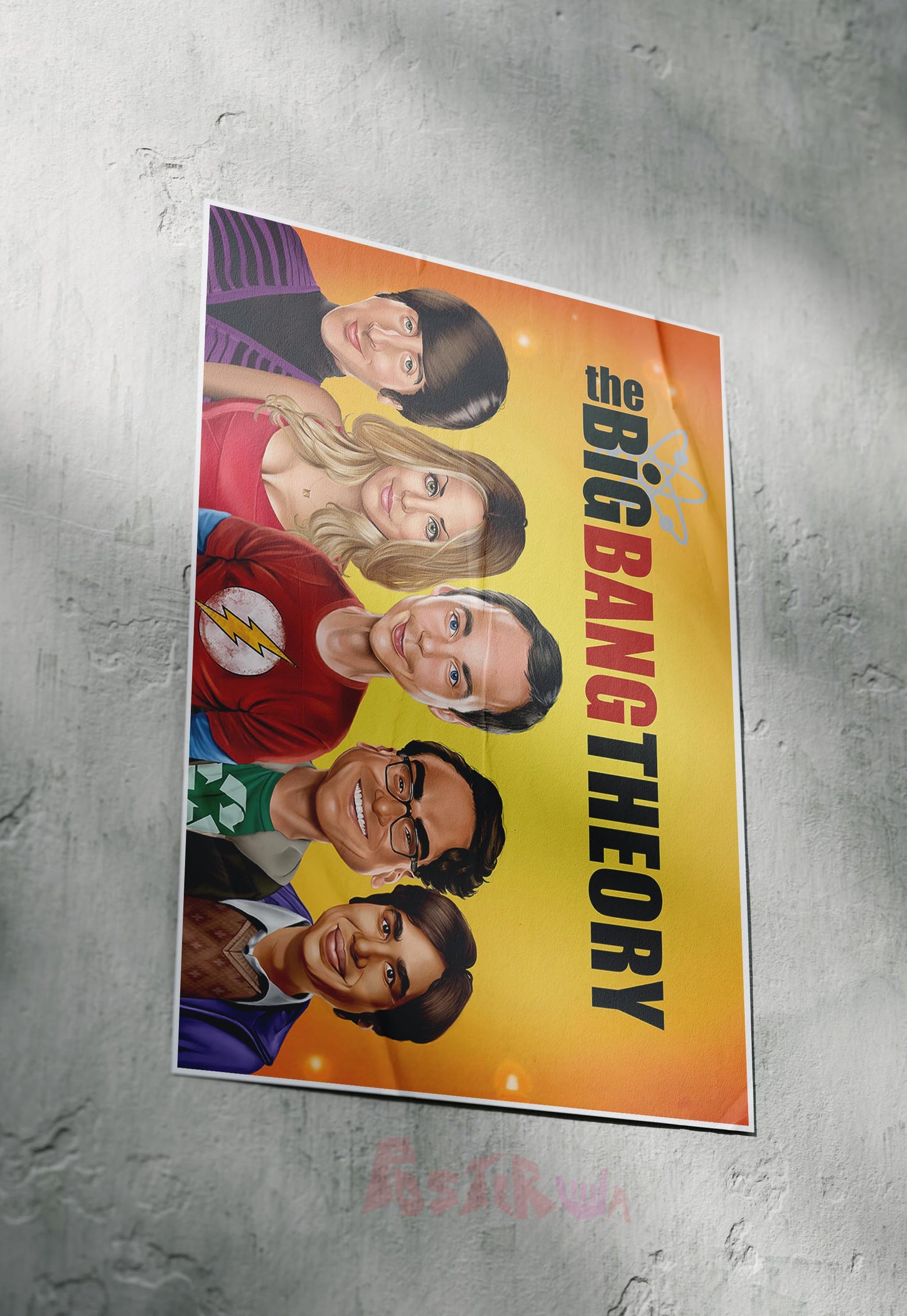 Cosmic Companions | The Big Bang Theory | Sitcom Poster