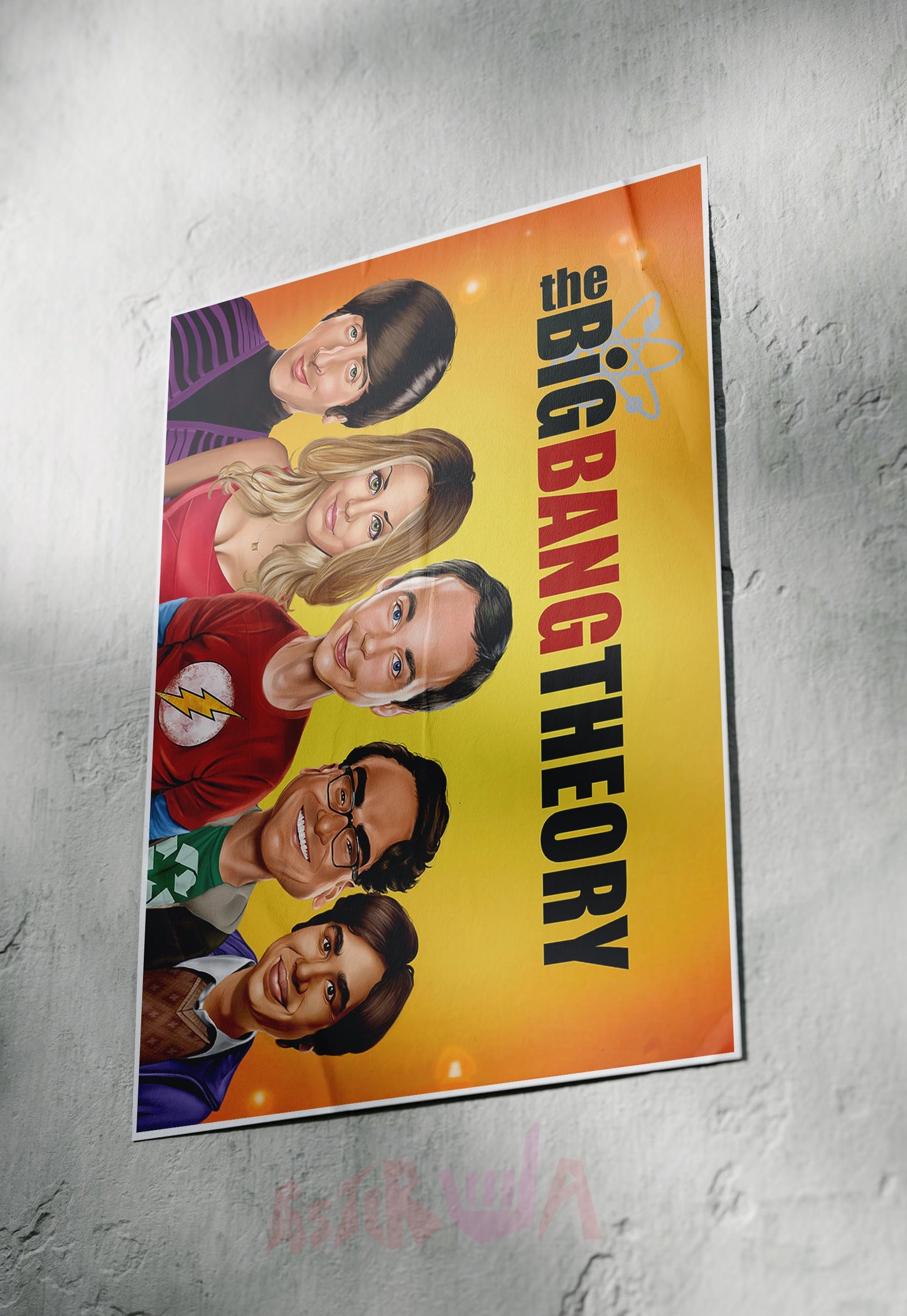 Cosmic Companions | The Big Bang Theory | Sitcom Poster