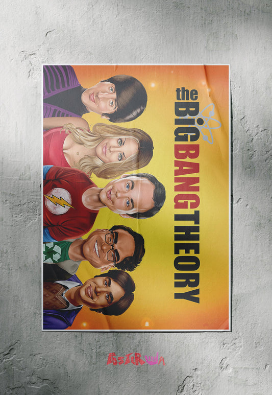 Cosmic Companions | The Big Bang Theory | Sitcom Poster