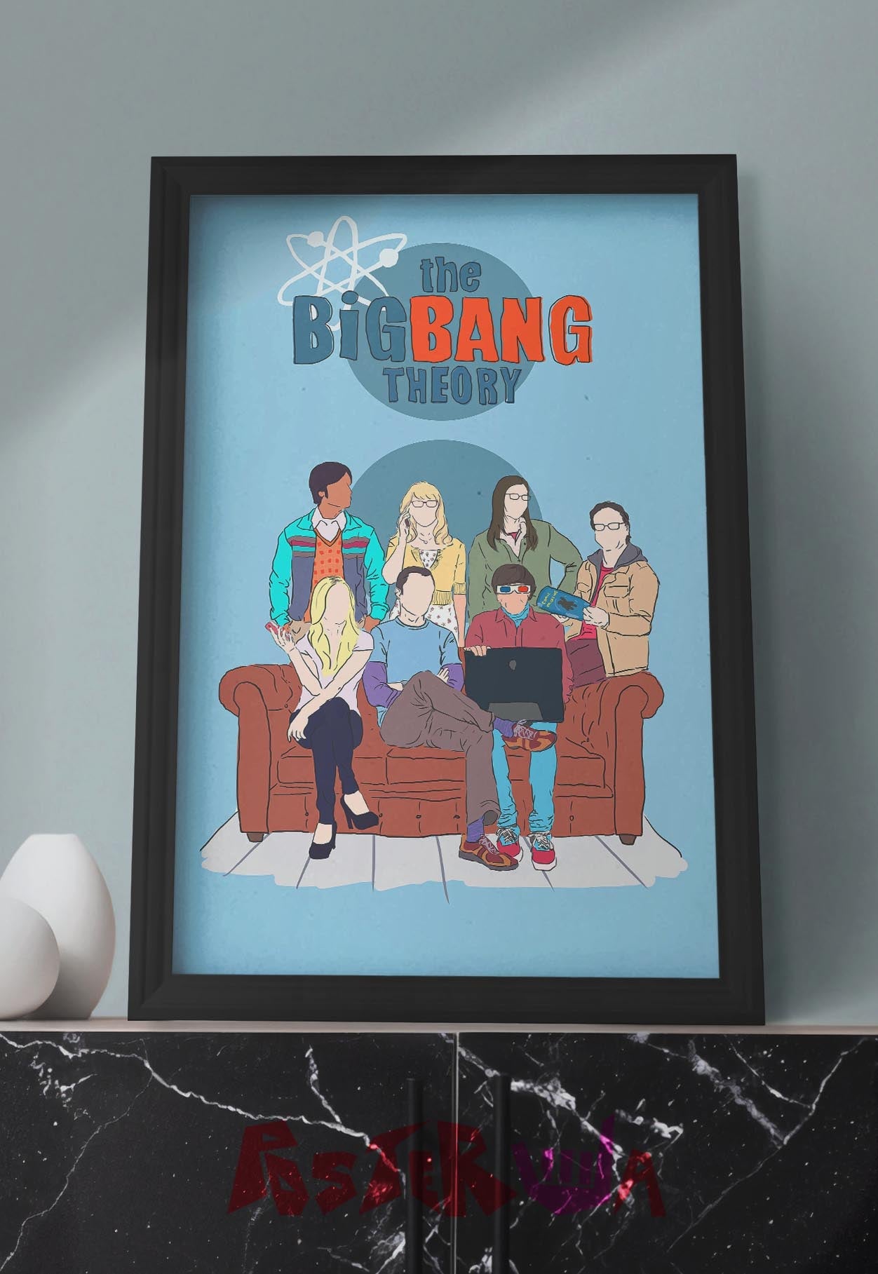 Cosmic Genesis | The Big Bang Theory | Sitcom Poster