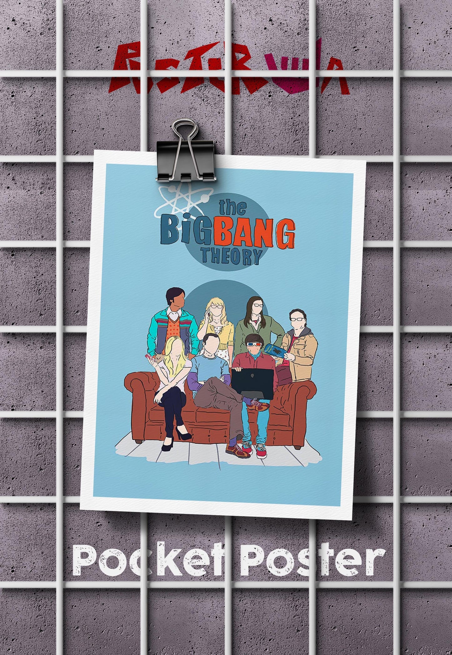 Cosmic Genesis | The Big Bang Theory | Sitcom Poster