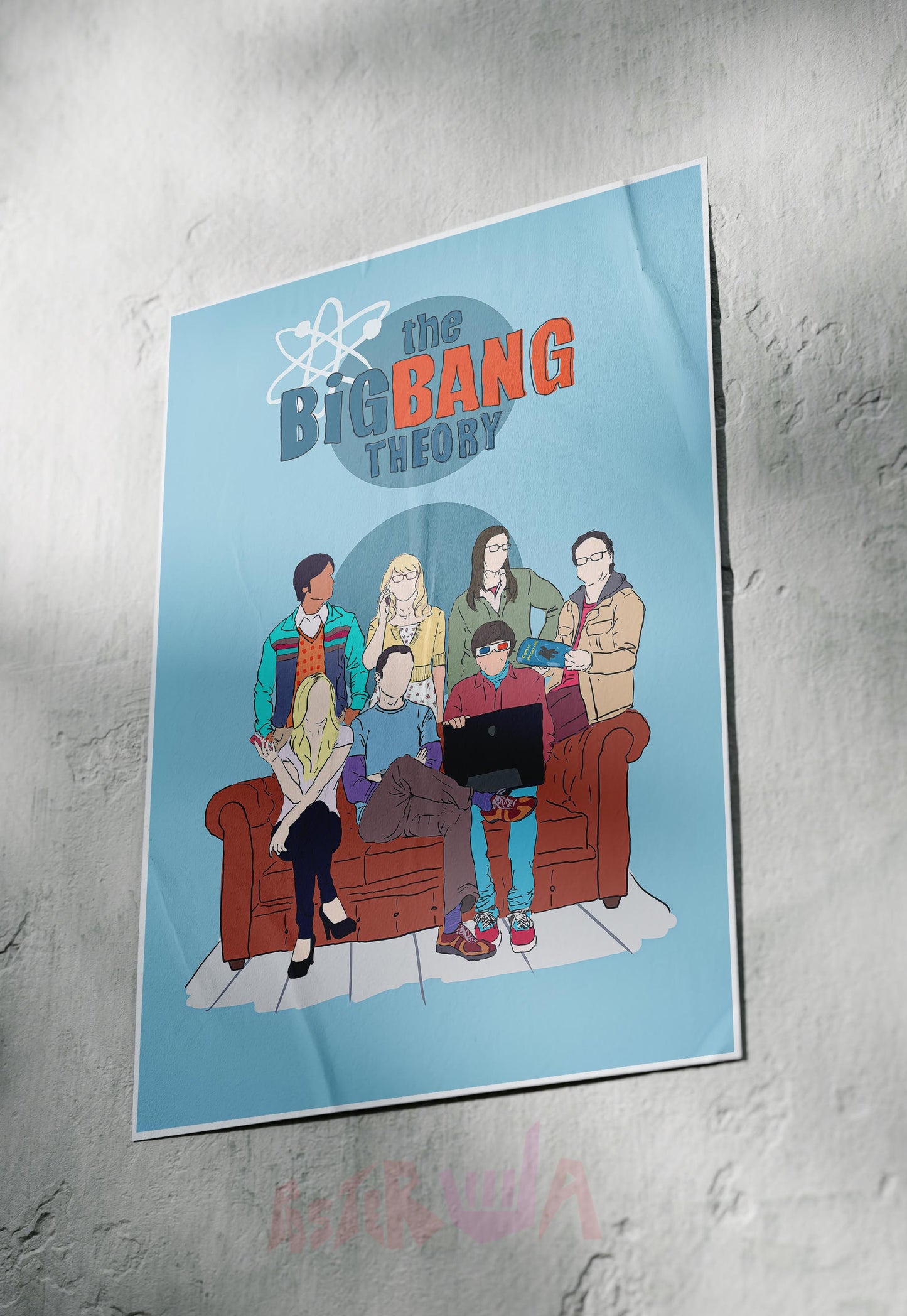 Cosmic Genesis | The Big Bang Theory | Sitcom Poster
