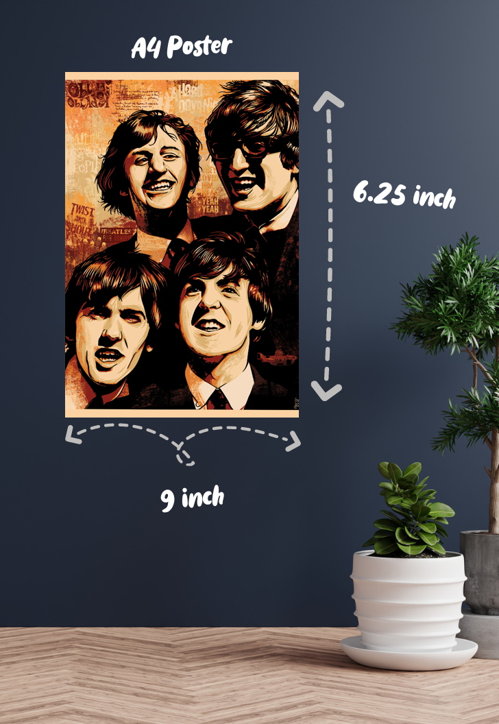 Timeless Harmonies | Beatles | Bands Poster