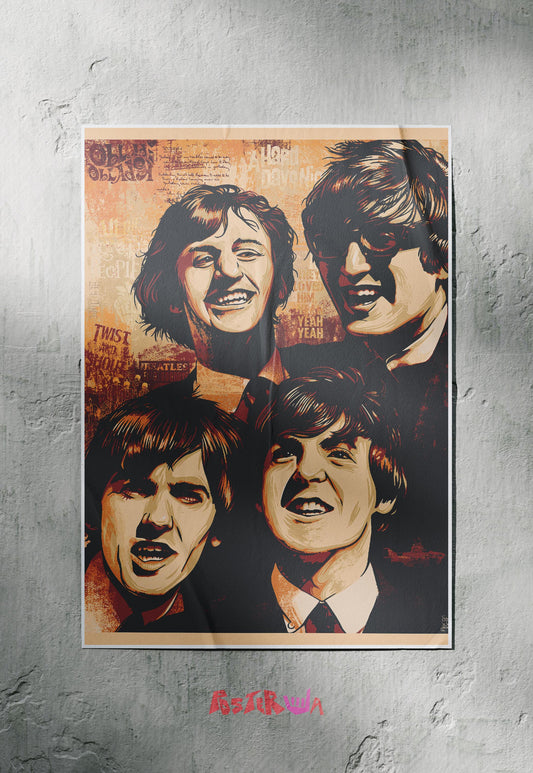 Timeless Harmonies | Beatles | Bands Poster