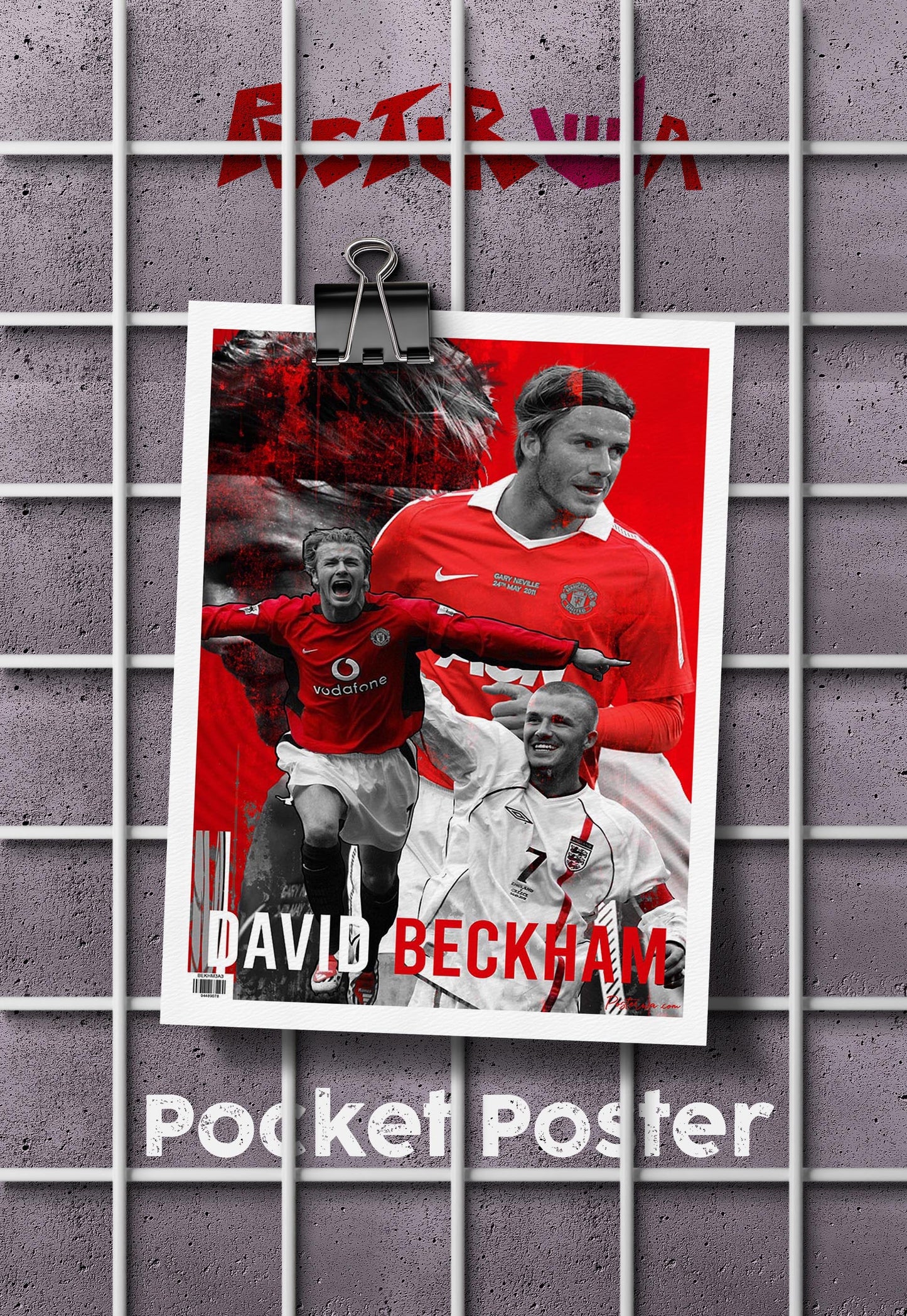 Golden Boots | David Beckham | Football Poster