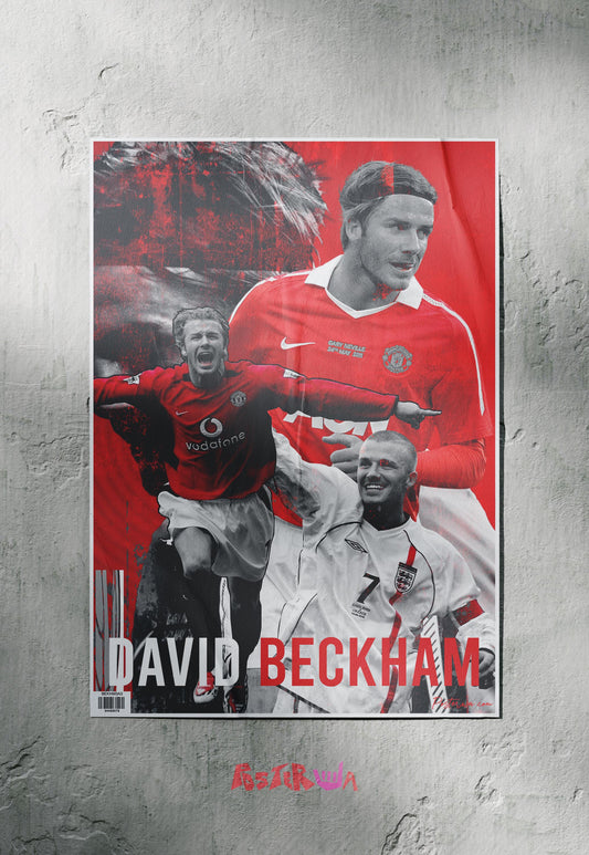 Golden Boots | David Beckham | Football Poster