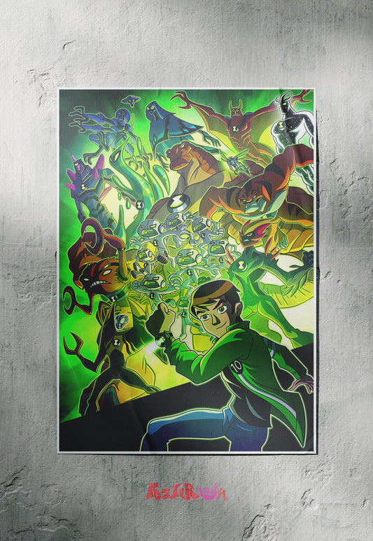 Galactic Guardian | Ben 10 | Anime Poster