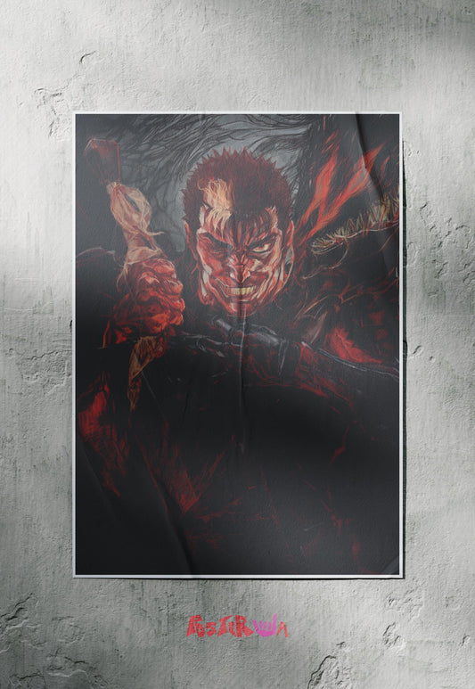 Grit and Gore | Berserk | Anime Poster