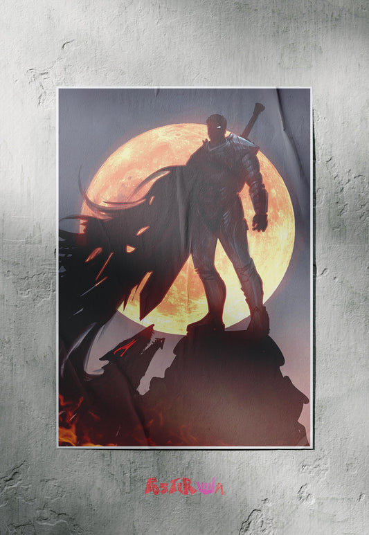 Darkened Steel | Berserk | Anime Poster