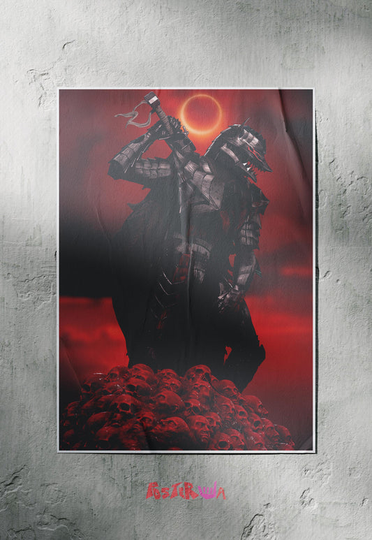 Raging Warrior | Berserker | Anime Poster