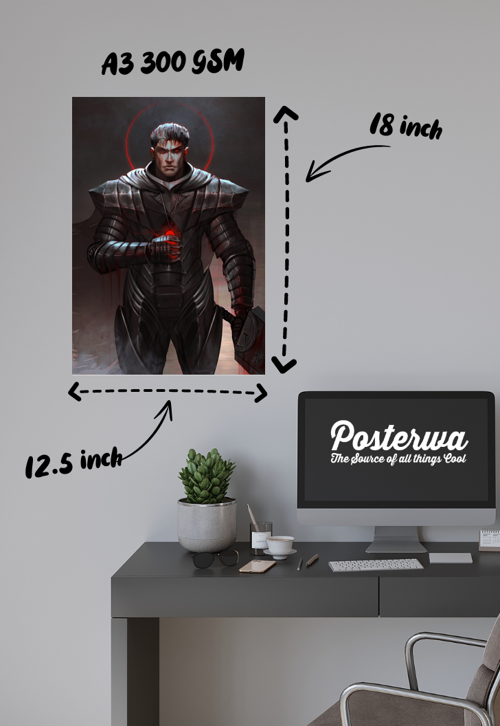 Courage and Emblems | Fantasy Saga | Anime Poster