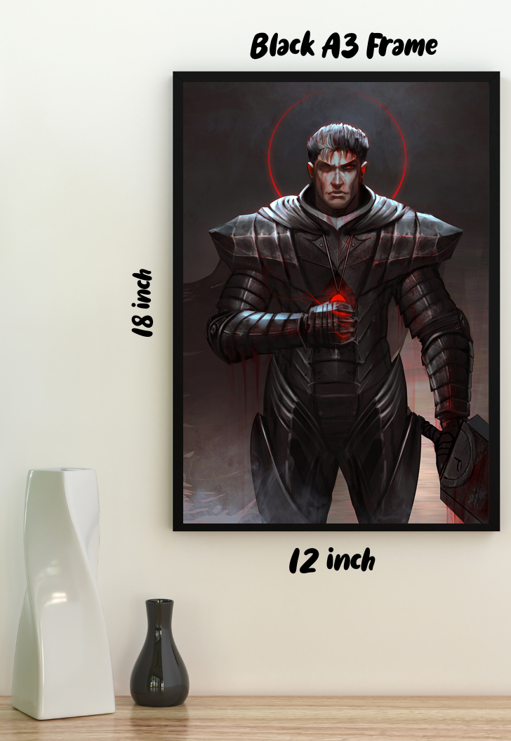 Courage and Emblems | Fantasy Saga | Anime Poster