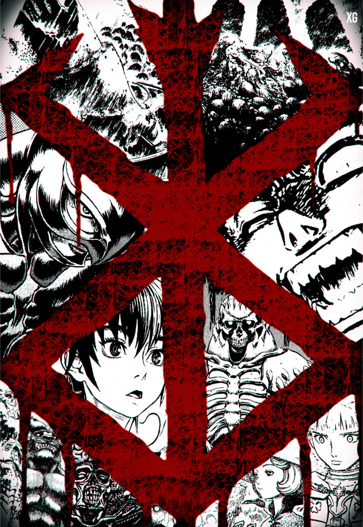 World of Berserk Logo Poster