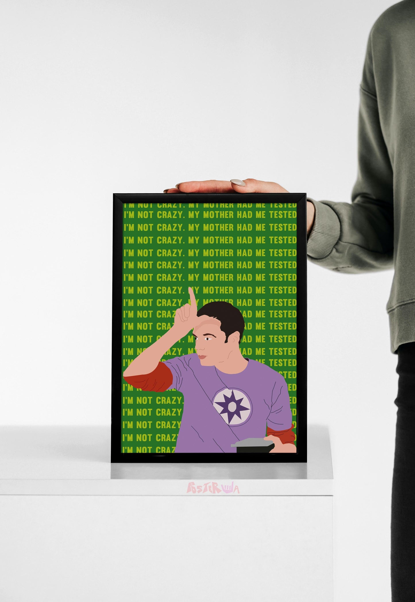 Tested Sanity | Big Bang Theory | Sitcom Poster