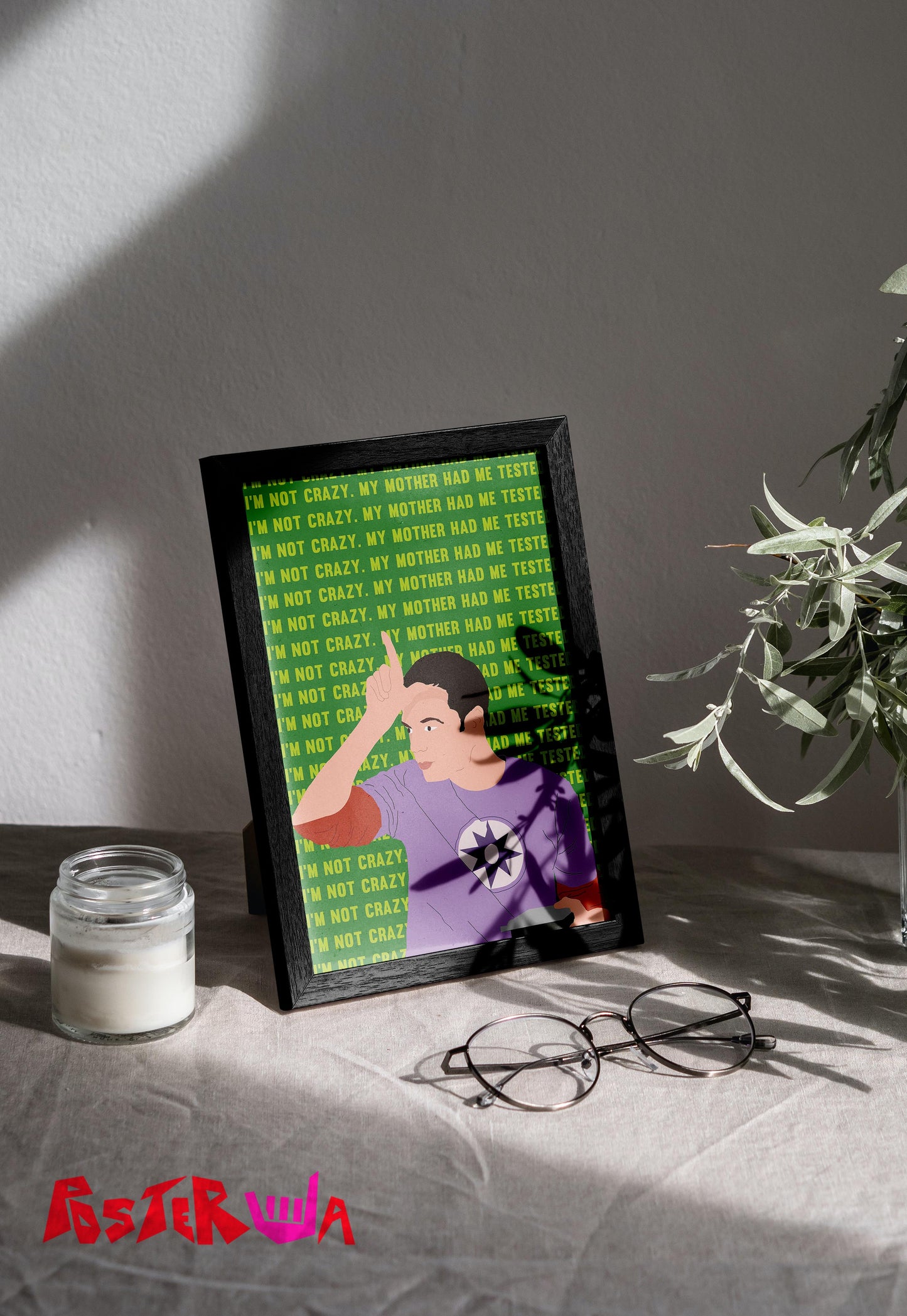 Tested Sanity | Big Bang Theory | Sitcom Poster