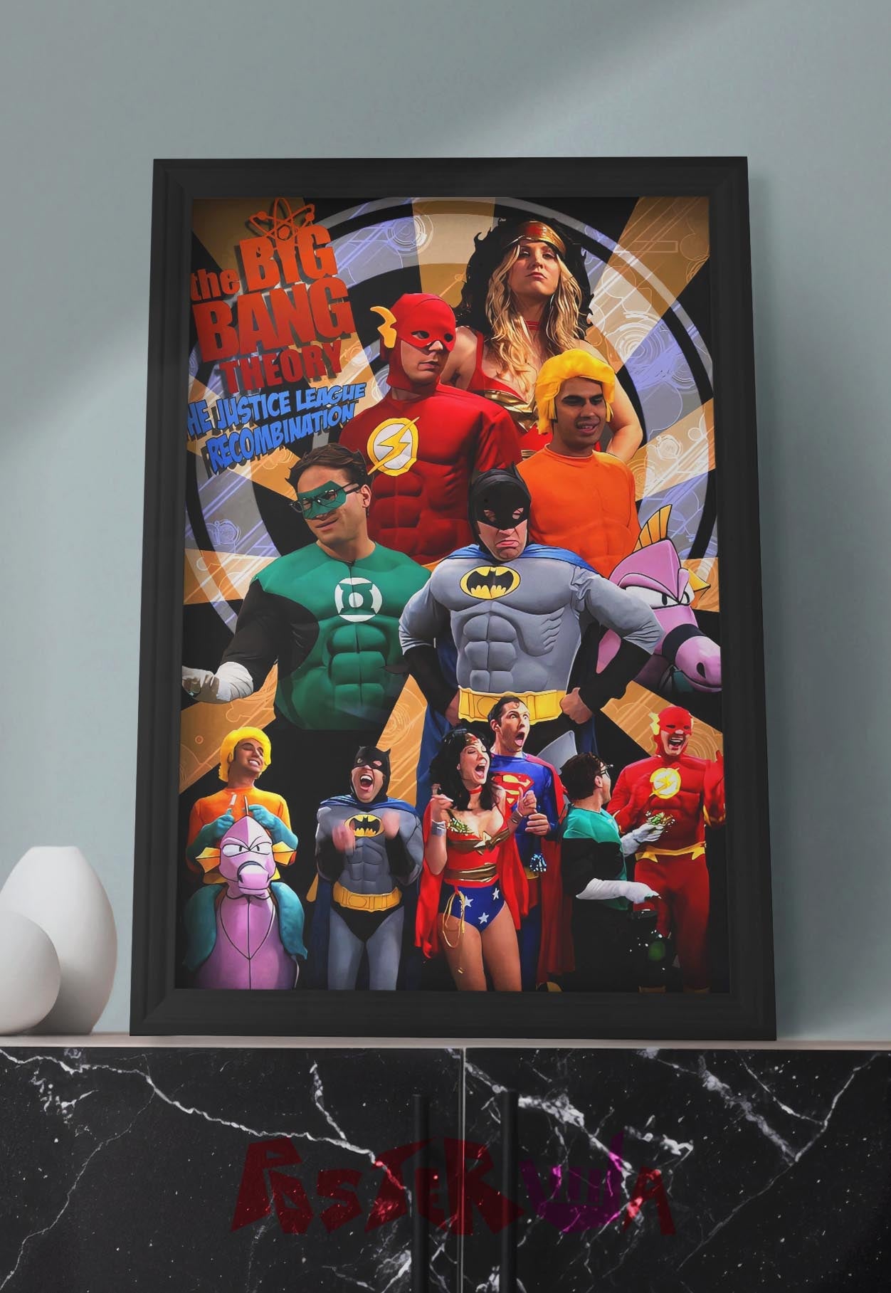 Cosmic Shenanigans | Big Bang Theory | Sitcom Poster