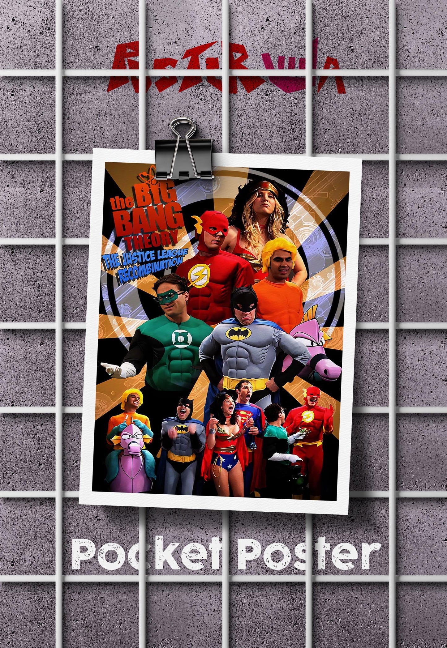 Cosmic Shenanigans | Big Bang Theory | Sitcom Poster
