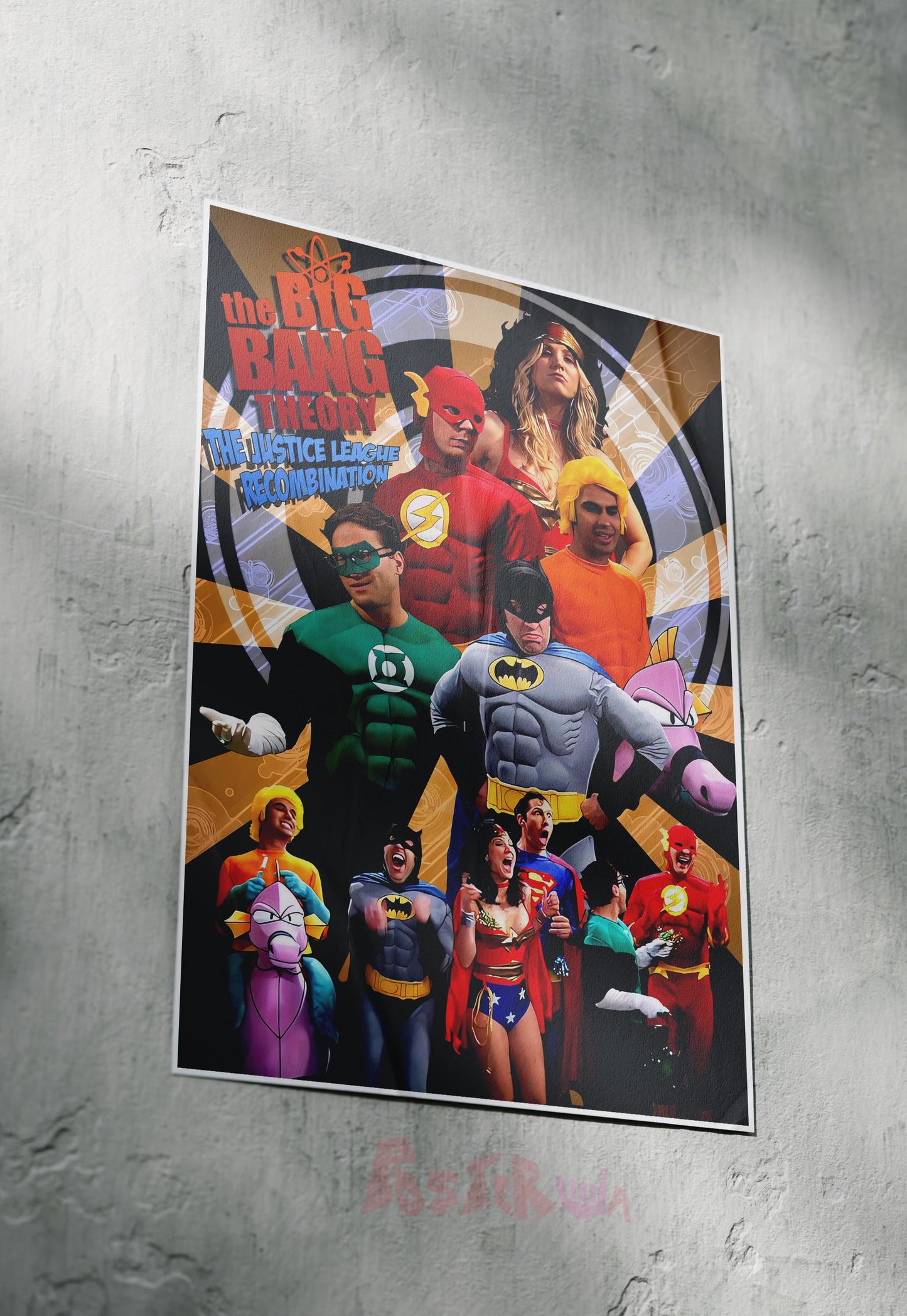 Cosmic Shenanigans | Big Bang Theory | Sitcom Poster