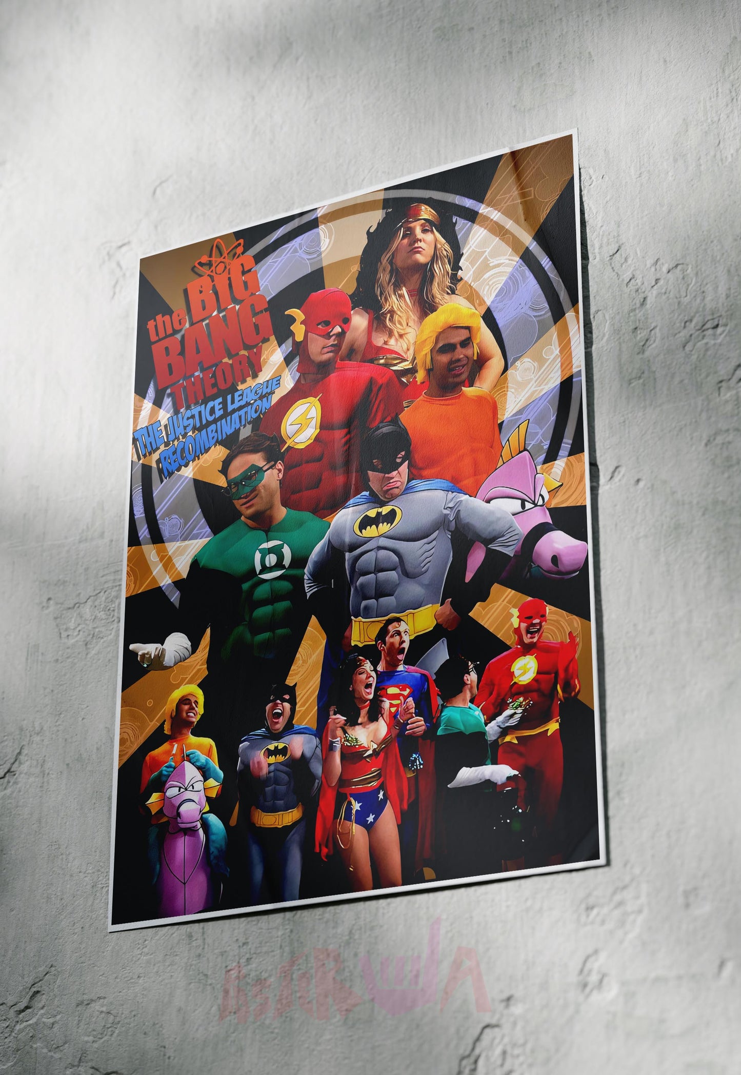 Cosmic Shenanigans | Big Bang Theory | Sitcom Poster