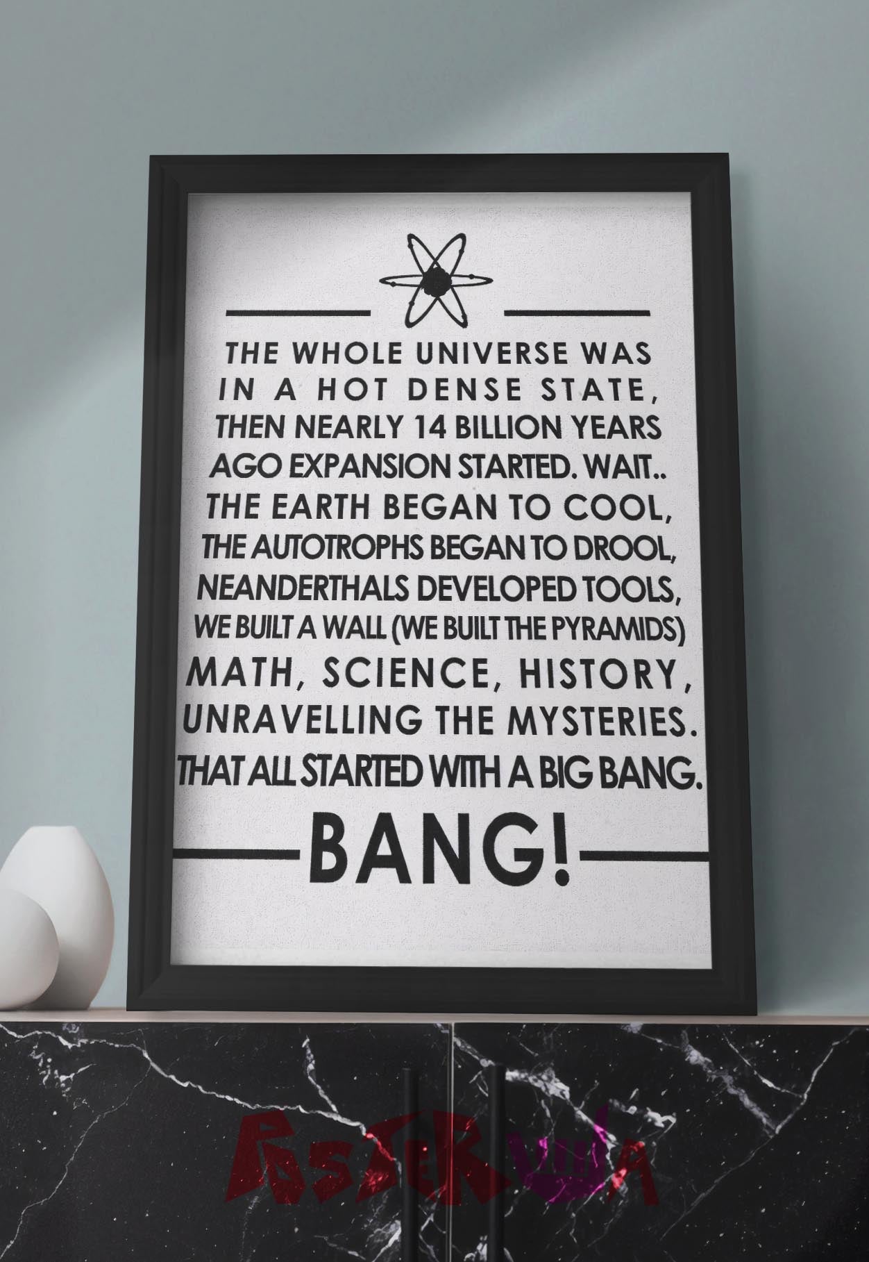 Galactic Laughter | Big Bang Theory x Star Wars | Sitcom Poster