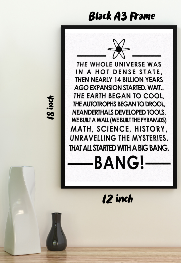 Galactic Laughter | Big Bang Theory x Star Wars | Sitcom Poster