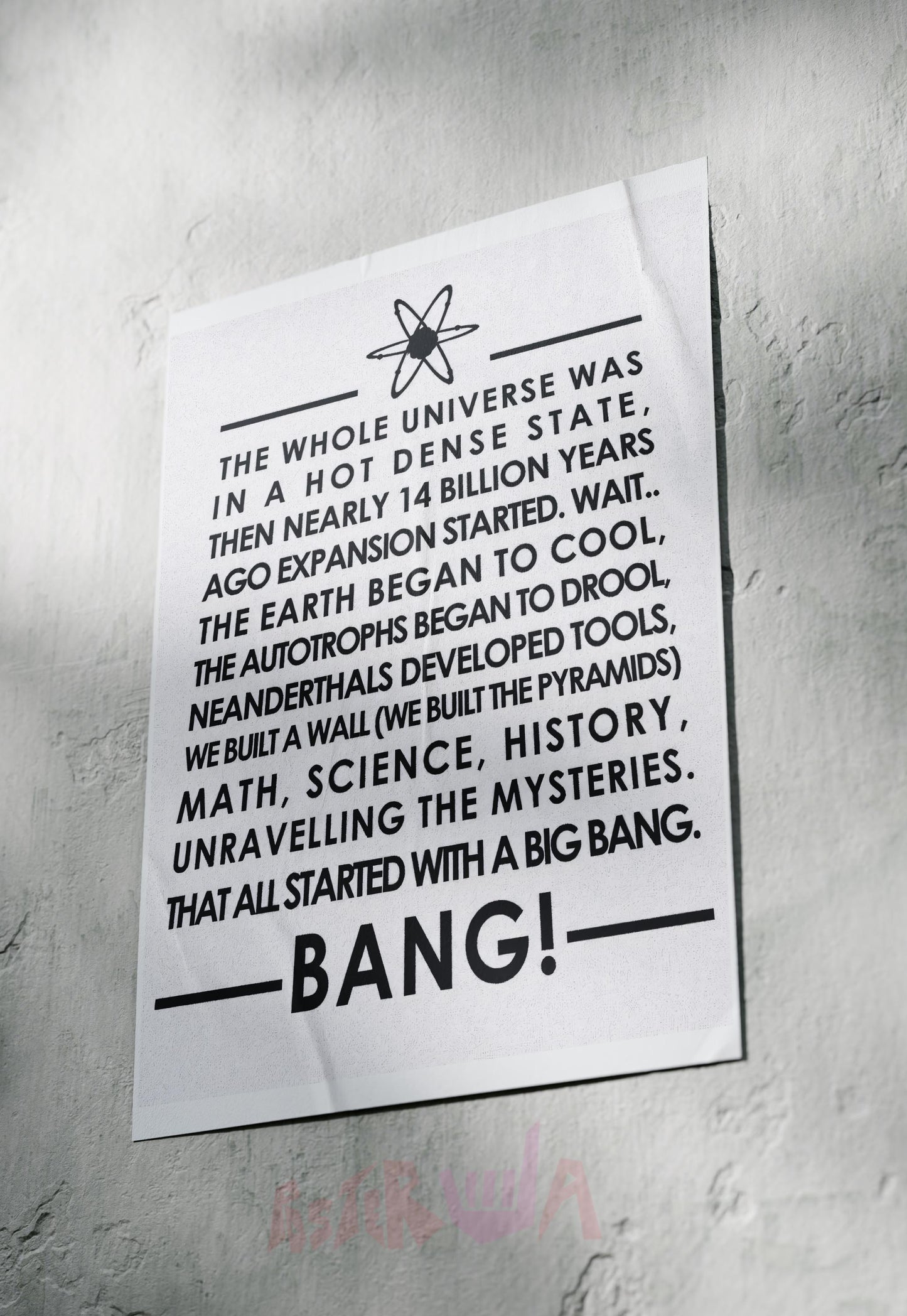 Galactic Laughter | Big Bang Theory x Star Wars | Sitcom Poster