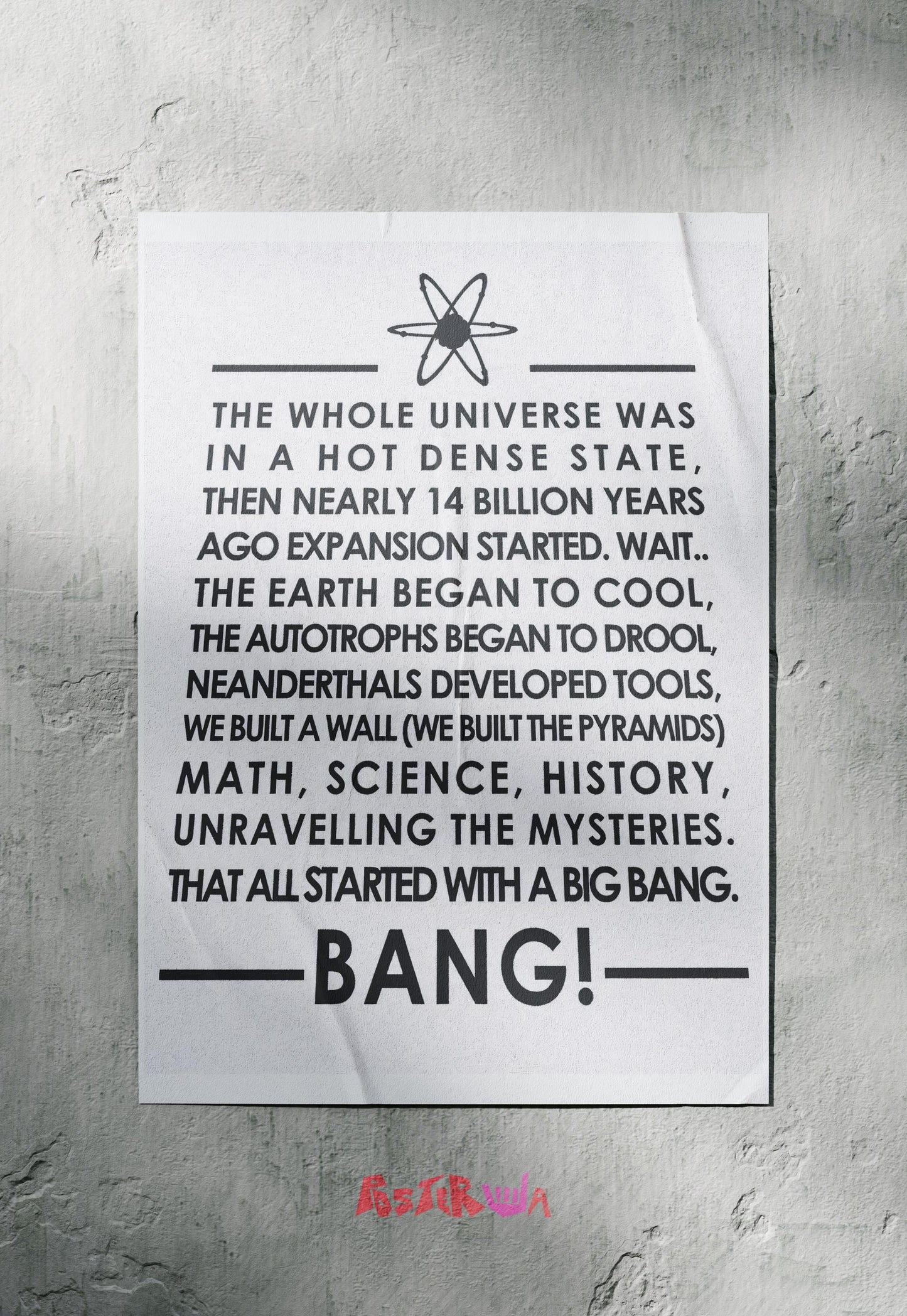 Galactic Laughter | Big Bang Theory x Star Wars | Sitcom Poster