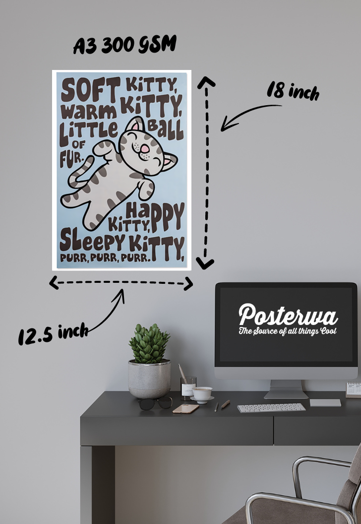 Purring Companions | Big Bang Theory | Sitcom Poster