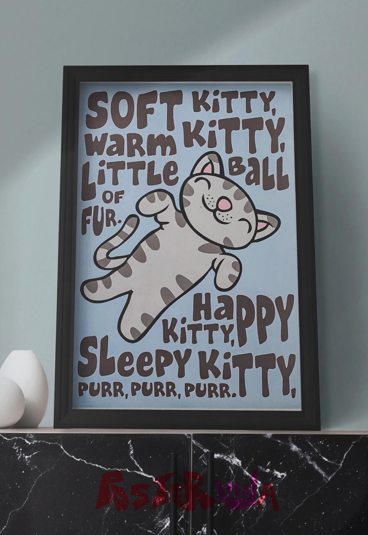 Purring Companions | Big Bang Theory | Sitcom Poster