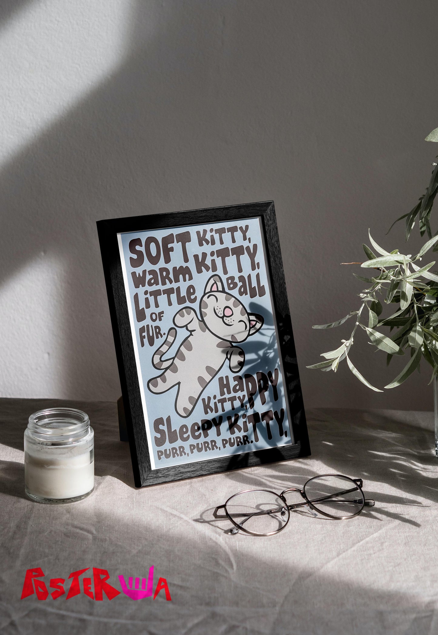 Purring Companions | Big Bang Theory | Sitcom Poster