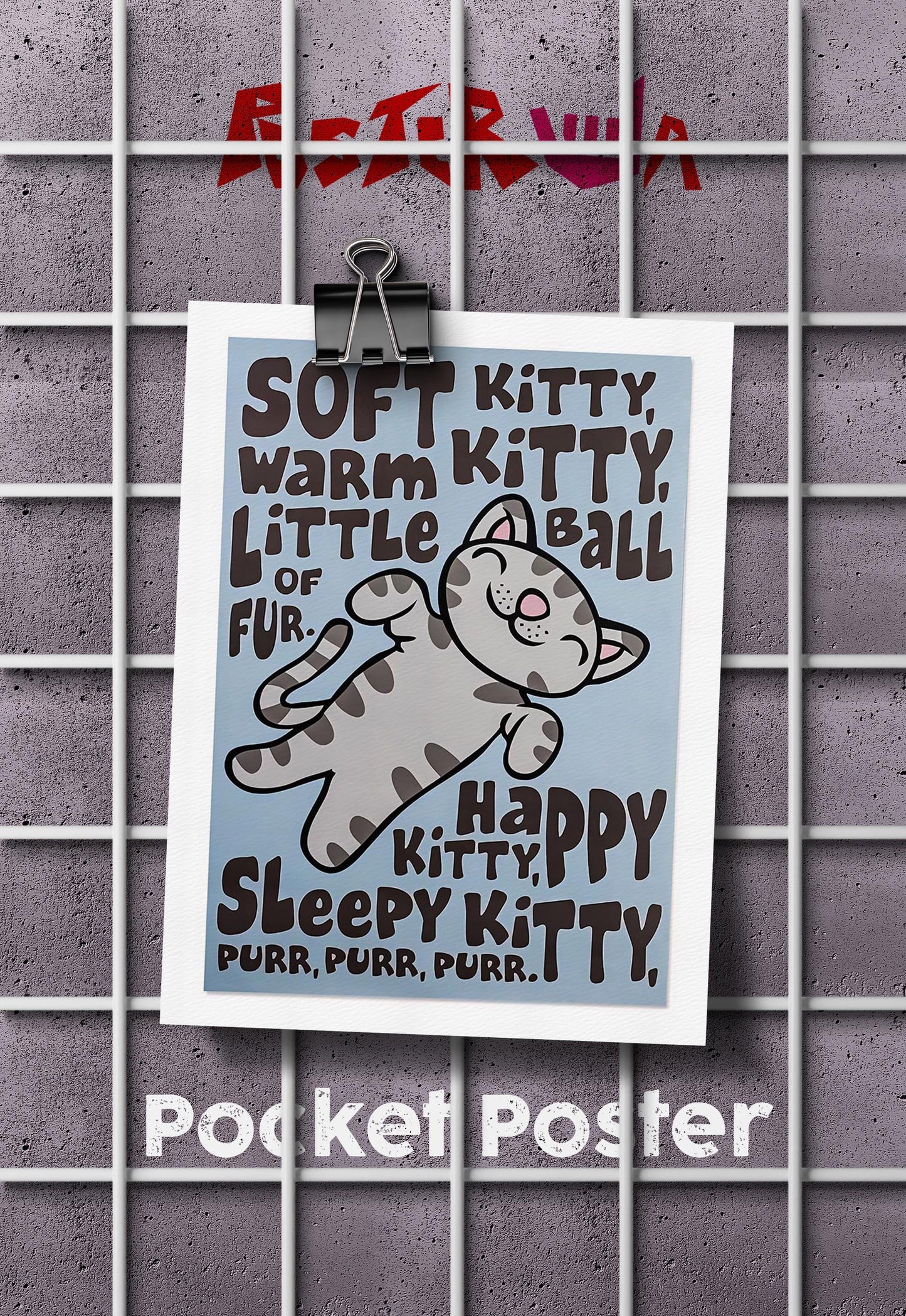 Purring Companions | Big Bang Theory | Sitcom Poster