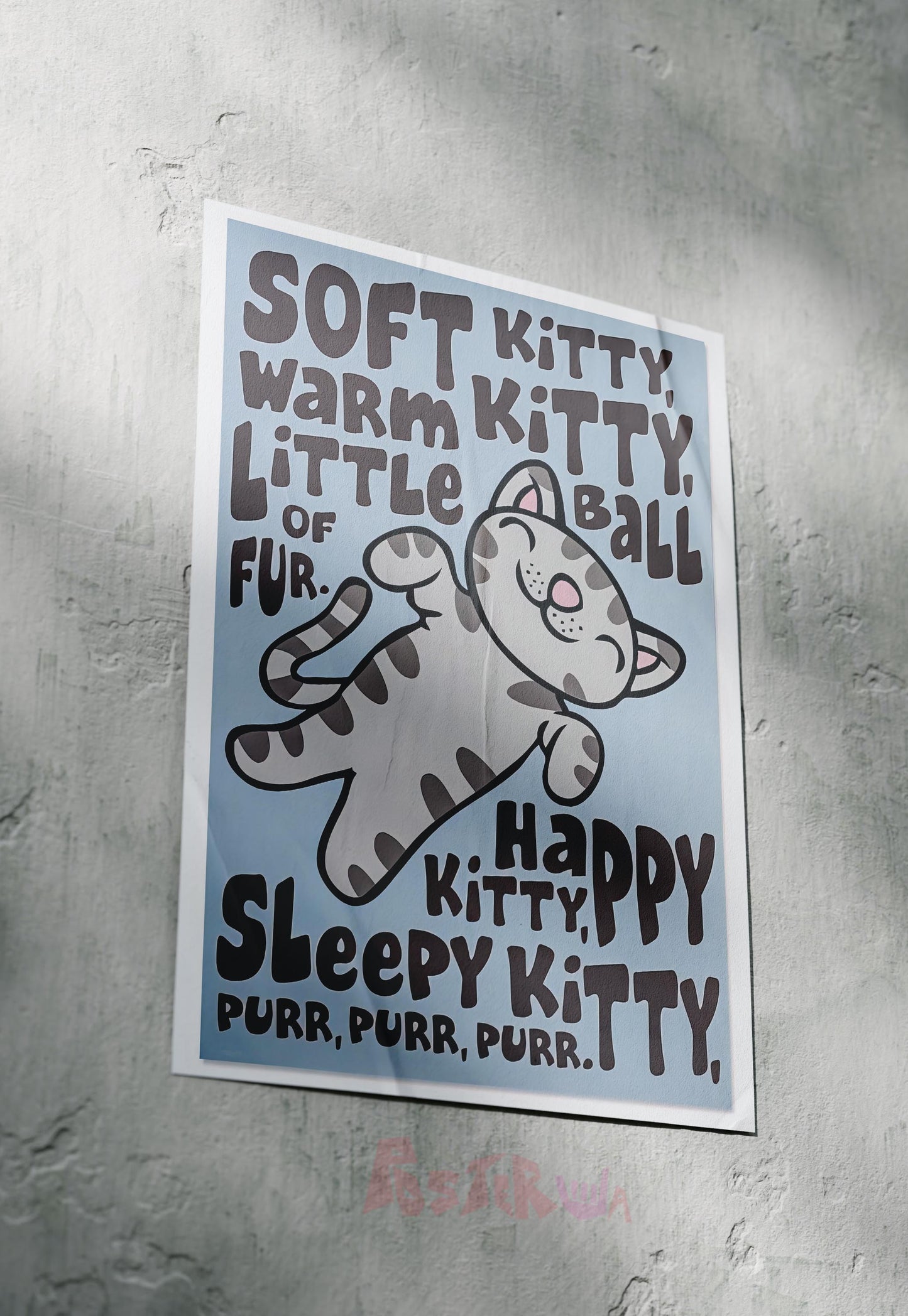 Purring Companions | Big Bang Theory | Sitcom Poster
