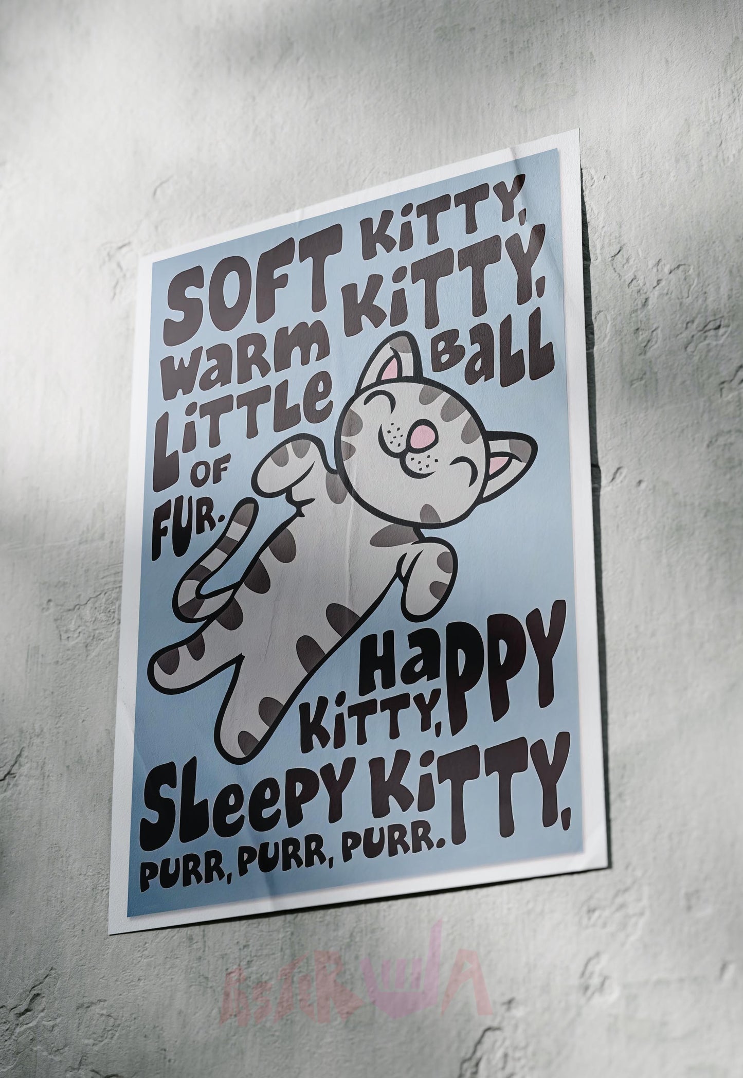 Purring Companions | Big Bang Theory | Sitcom Poster