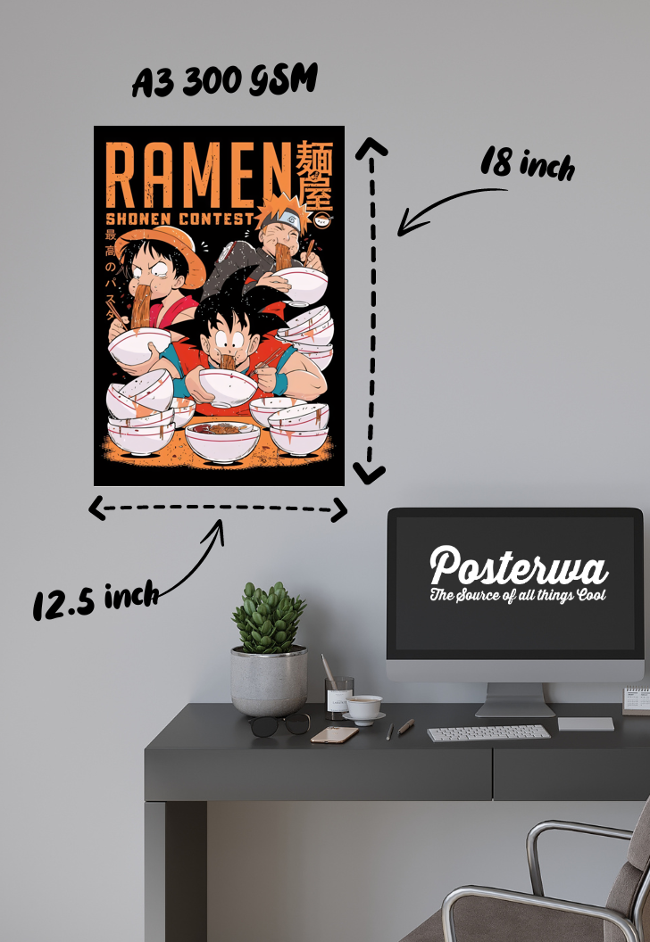 Epic Feast | Anime | Abstract Poster